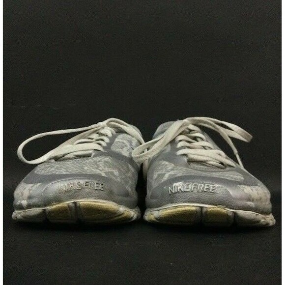 Nike Free 5.0 v4 - Women's Size 8 - White/Gray/Silver Running Shoes - 695168-002 - Picture 2 of 10